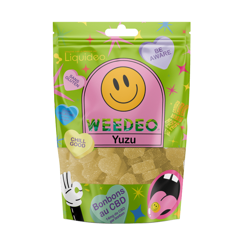 Sachets bonbons CBD - Yuzu x 10