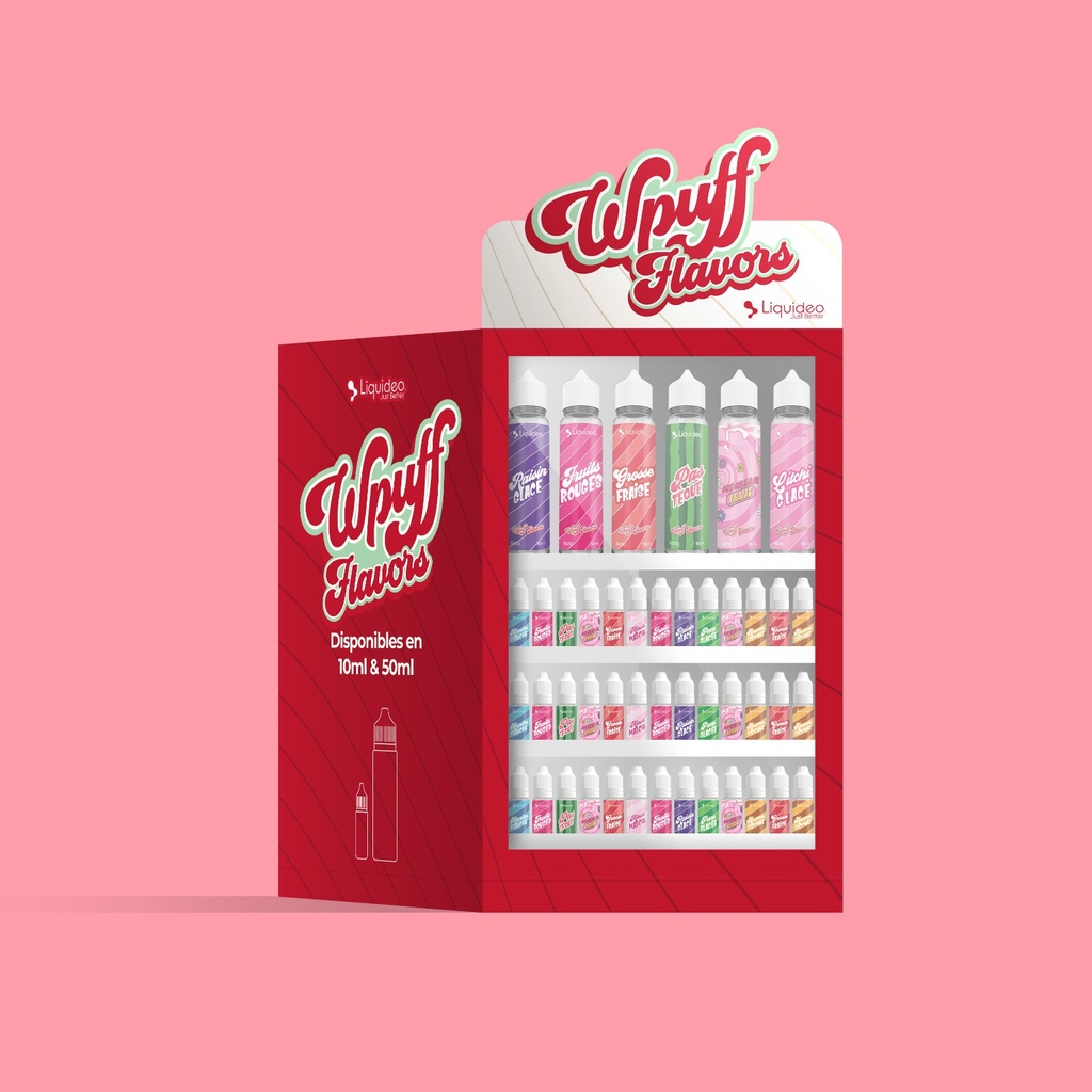 Wpuff Flavors Display