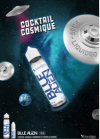 A2 - Poster Evolution Blue Alien