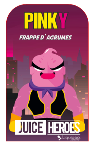 Vitrophanie Juice Heroes