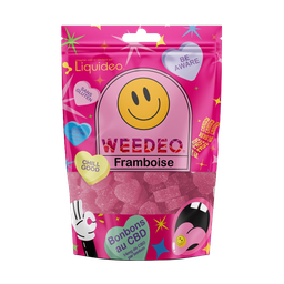 Sachets bonbons CBD - Framboise x 10